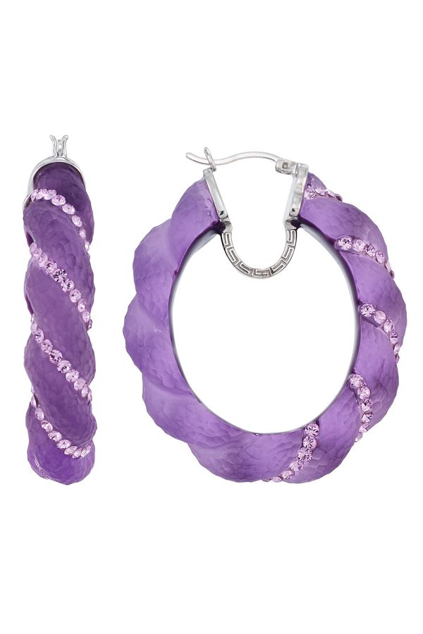 Purple Cloud Earrings