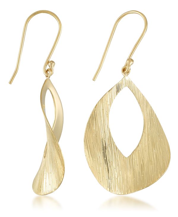 Oval Drop Hoops