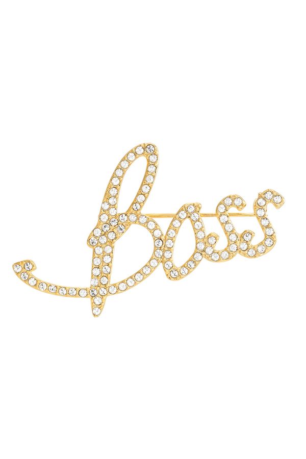 Boss Nameplate Brooche