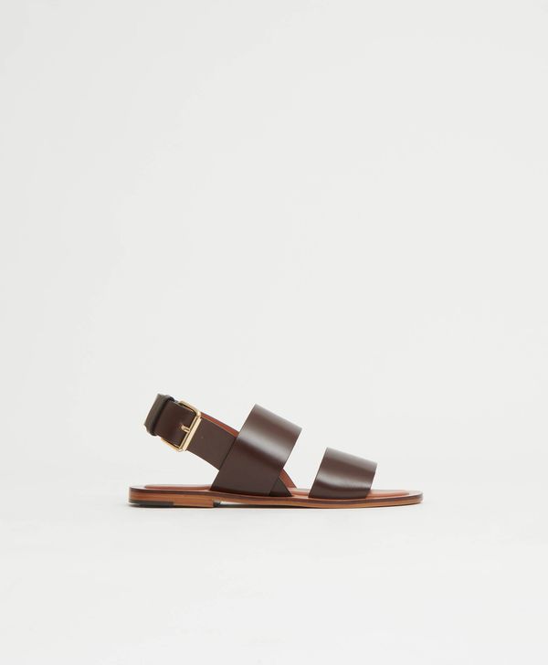 Double Strap Sandal - Chocolate