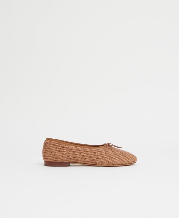 Raffia Dream Ballerina - Caramel
