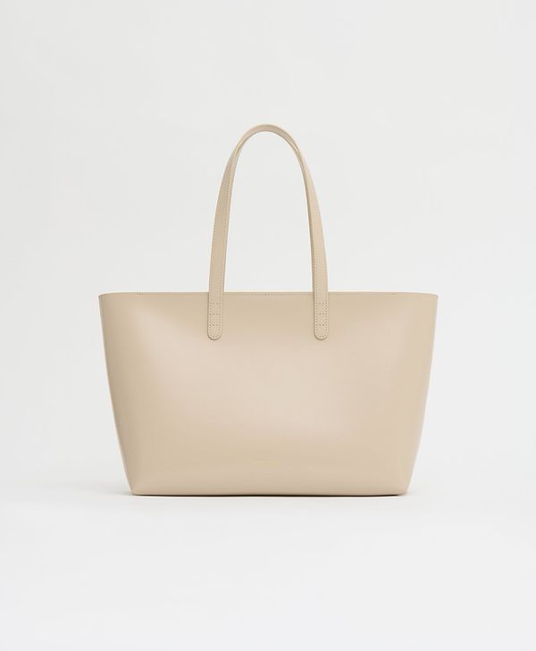 Small Zip Tote - Light Grey