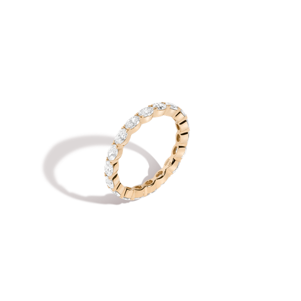 Horizontal Oval Lab Grown Diamond Eternity Ring