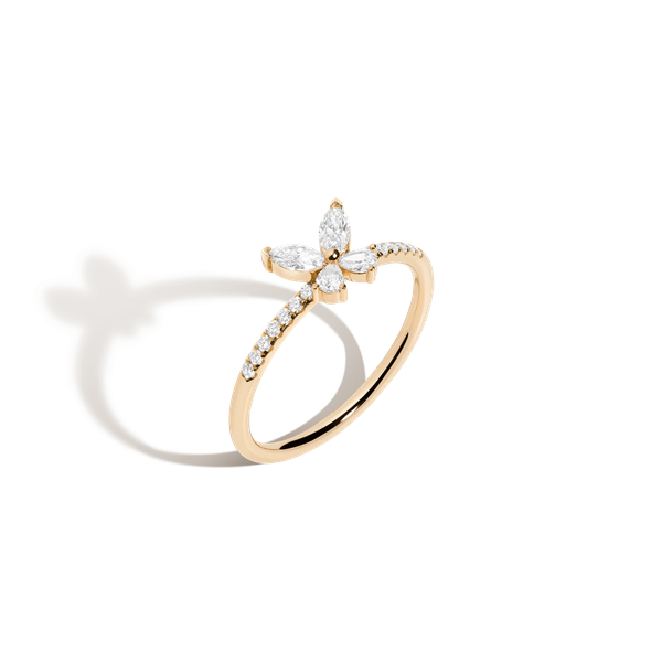 Lab Grown Diamond Butterfly Ring