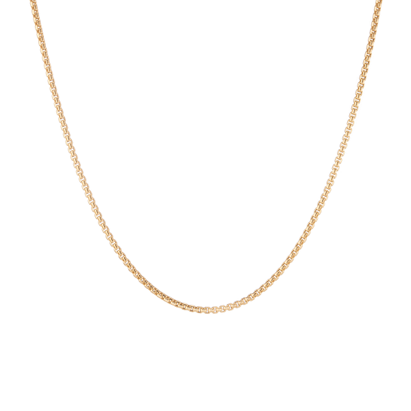 Round Box Chain Necklace