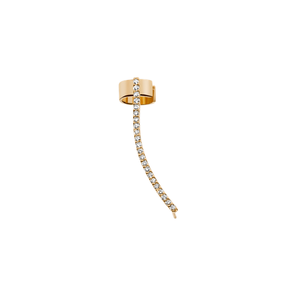 Archival Path Ear Climber Cuff