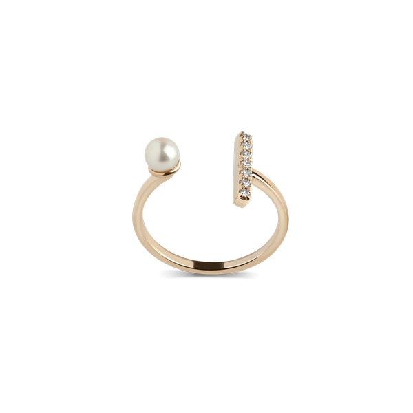 Archival Open Pearl Ring