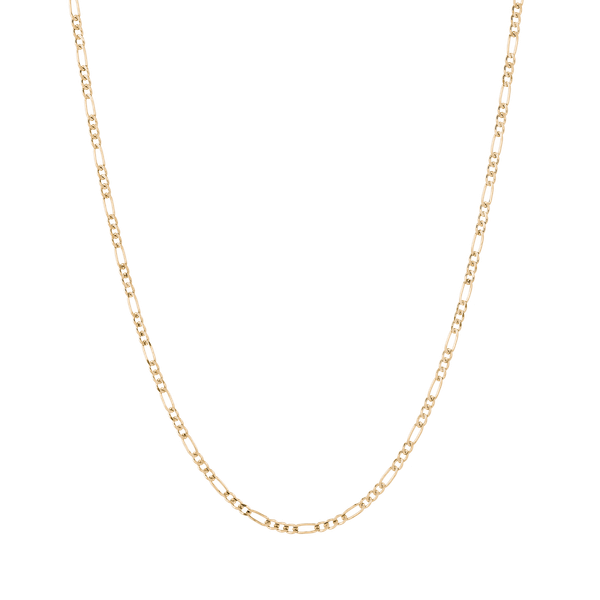 Medium Gold Figaro Chain Necklace