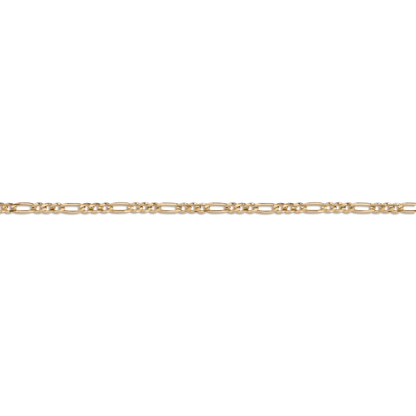 Medium Gold Figaro Chain Bracelet