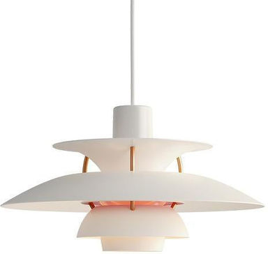 Louis Poulsen Ph 5 Mini Pendant, Modern White