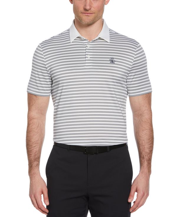 Men's Heritage Stripe Solid Collar Polo