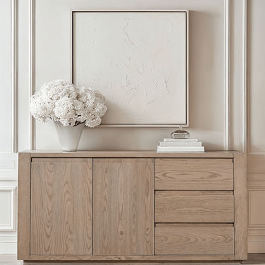 Hayden Smoked Oak 2 Door 3 Drawer Sideboard
