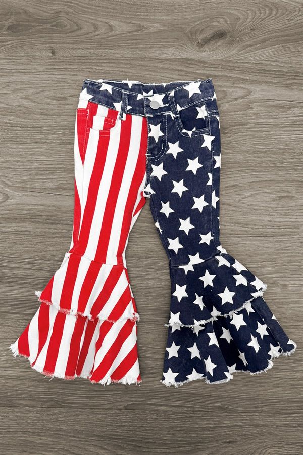 American Flag Denim Bell Bottoms