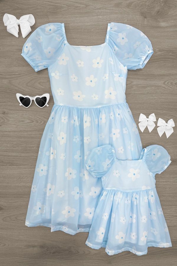 Mom & Me - Flower Print Dress