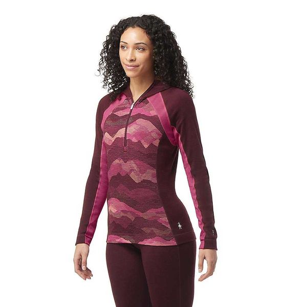 Smartwool Womens Classic Thermal Merino Base Layer 1/2 Zip Hoodie