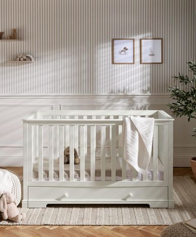 Oxford Cotbed - White