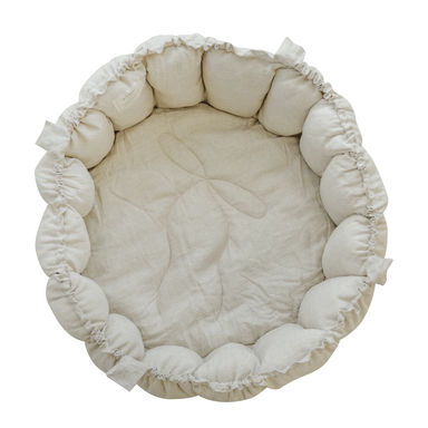 Little Luxury Plush Organic Playmat - Oat