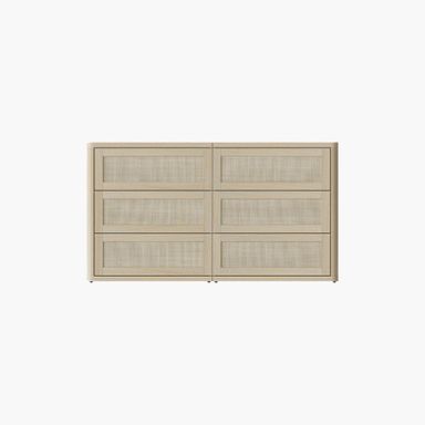 Zura 6 Drawers Dresser, Modular Design