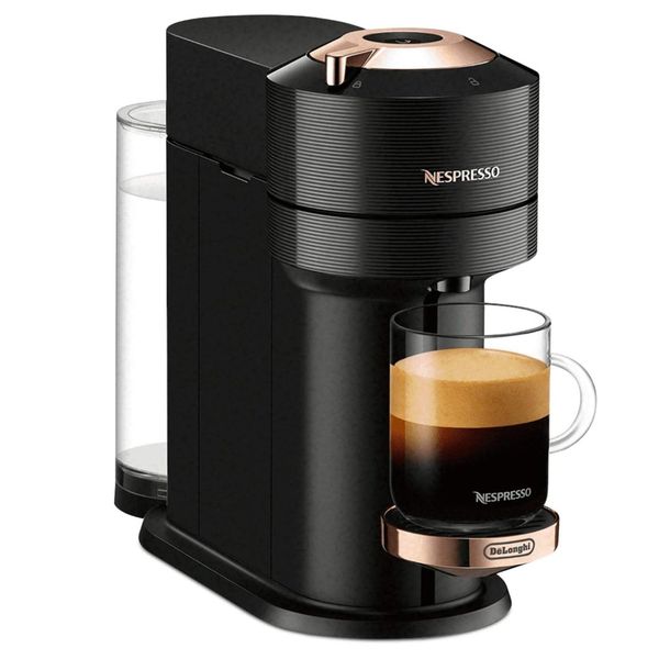 Nespresso Vertuo Next Coffee and Espresso Machine by De'Longhi, Black with Rose