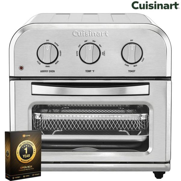 Cuisinart AirFryer/Convection Toaster Oven Steel Open Box with 1 Year Warranty