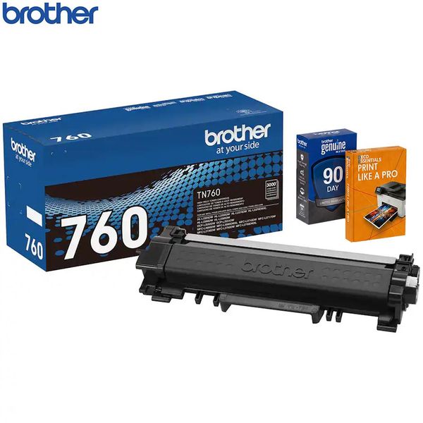 Brother Genuine High Yield Toner Cartridge Black with Deco Essentials Guide