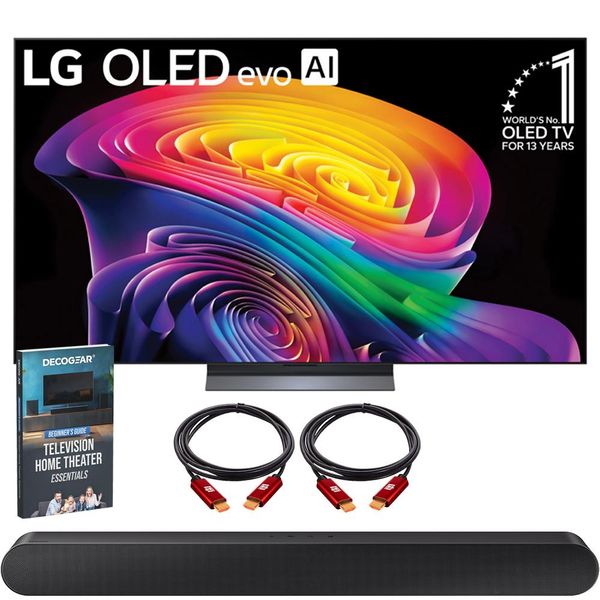 LG 42 inch OLED evo AI C6 4K Smart webOS TV (2026) + Samsung Soundbar Bundle