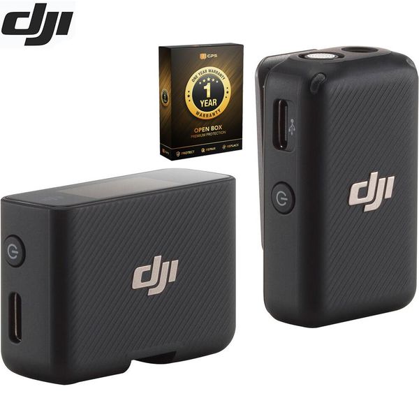DJI Mic Compact Digital Wireless Microphone Recorder Open Box + 1 Year Warranty