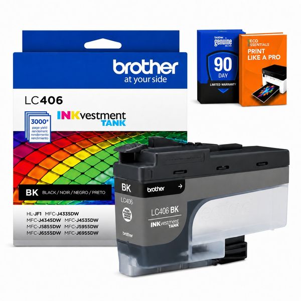Brother INKvestment Standard-yield Ink cartridges Black + Deco Essentials Guide