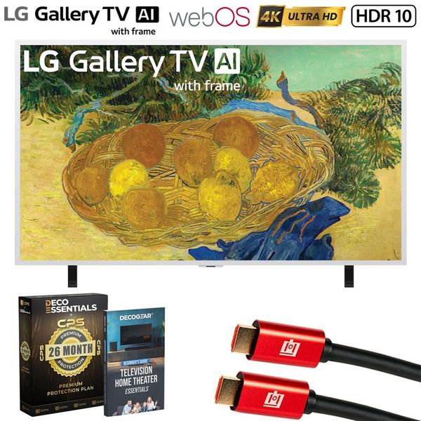 LG 55" Gallery TV with Frame LX7B Mini LED 4K TV 2026 w/ 26 Month Protection Bundle