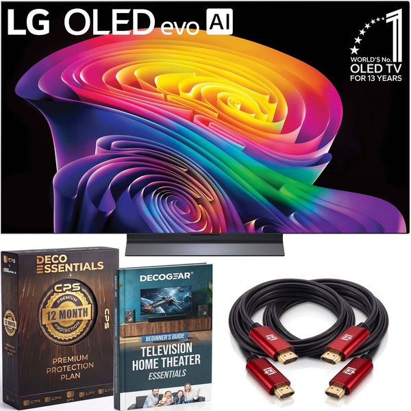 LG 48 inch OLED evo AI C6 4K Smart webOS TV (2026) w/ 1 YR Warranty Bundle