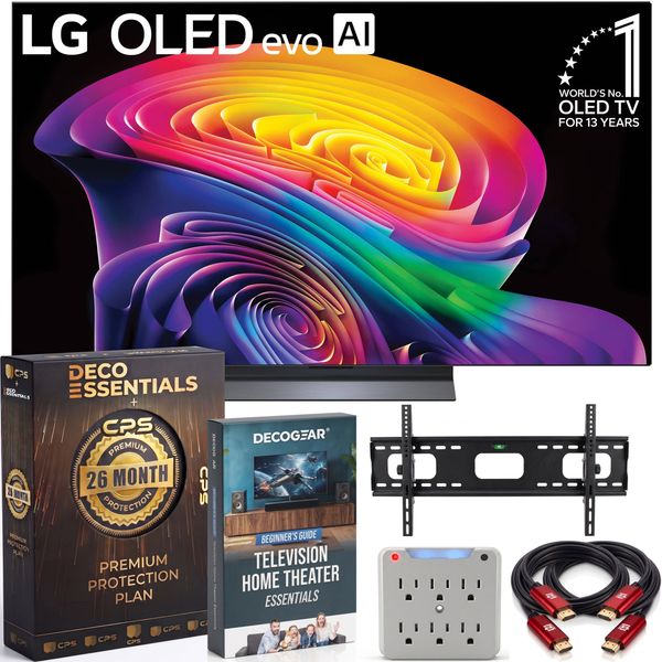 LG 55 inch OLED evo AI C6 4K Smart webOS TV (2026) w/ 26 Months Protection Bundle