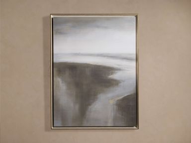 Silver River I Framed Print