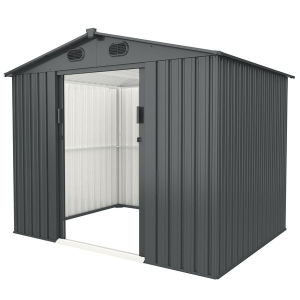 [CLEARANCE] 8'x6' Metal Storage Shed