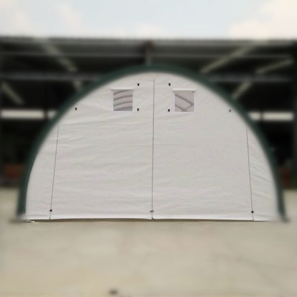 [AS-IS] Front Panel with Zipper Door for W20'xH12' Storage Shelter