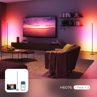 Govee RGBICW Smart Corner Floor Lamp