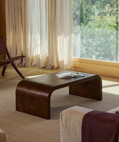 Rechteckiger Couchtisch aus Holz Jade (110 cm)