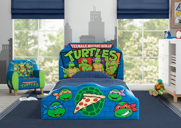 Teenage Mutant Ninja Turtles Upholstered Twin Bed