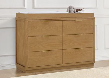 Forever 6 Drawer Dresser with Interlocking Drawers - Naturals Collection