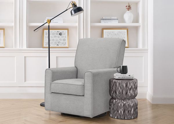 Sophie Nursery Glider Swivel Chair with LiveSmart Fabric