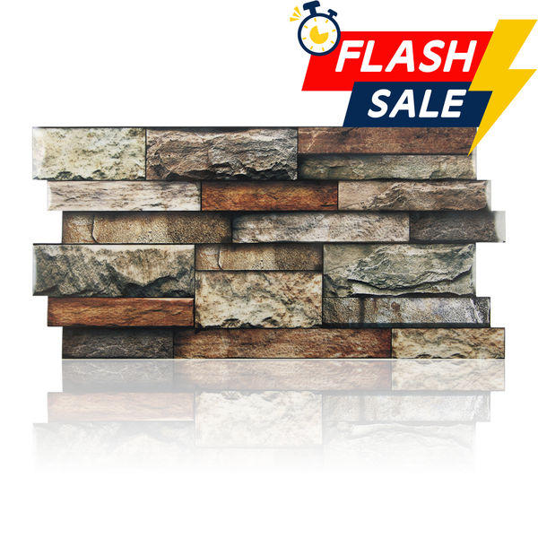 Retro Brick Stone Peel and Stick Tile Stickers