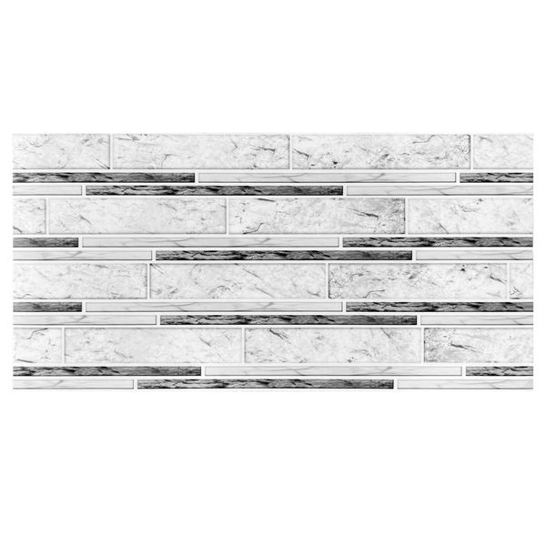 Carrara Marble Peel and Stick Tile Stickers