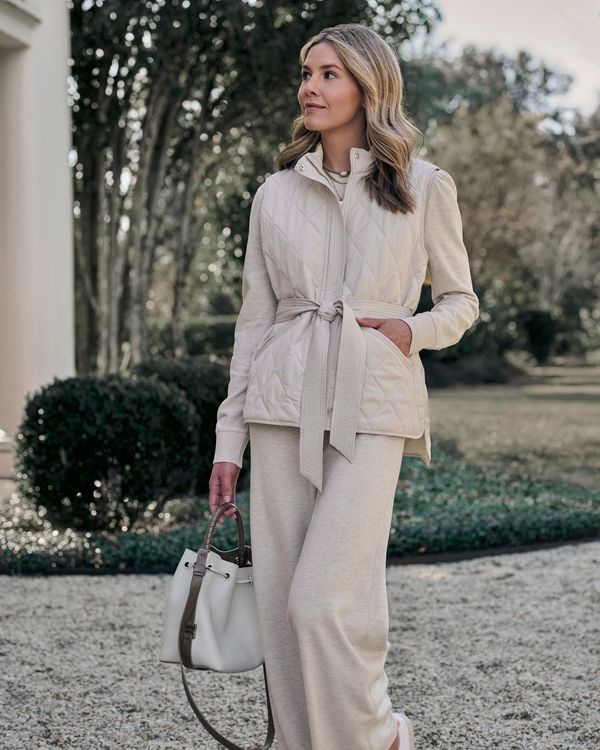 Splendid x Charli Evans Quilted Vest