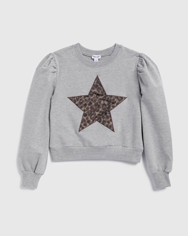 Girls Cheetah Girl Star Sweatshirt