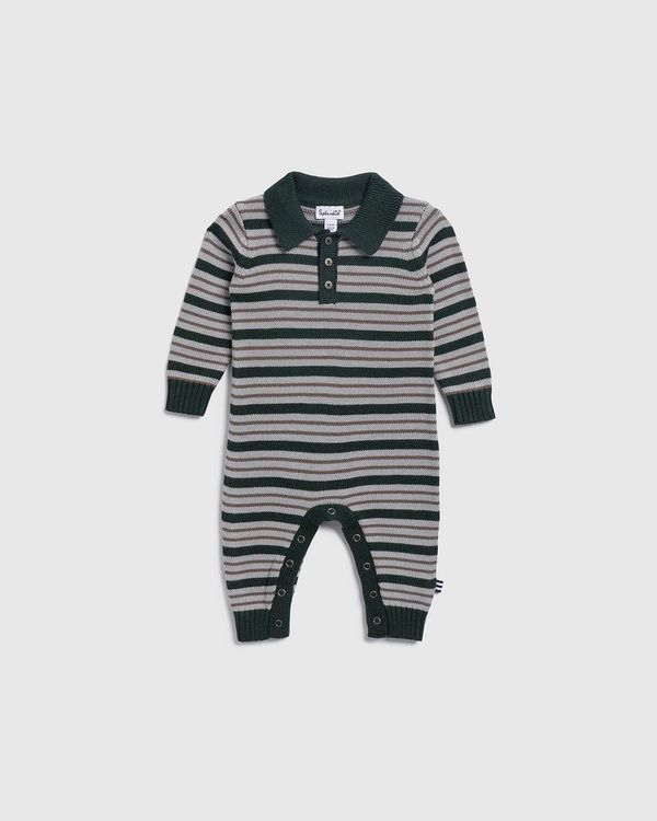 Infant Boy Forest Fun Stripe Onesie