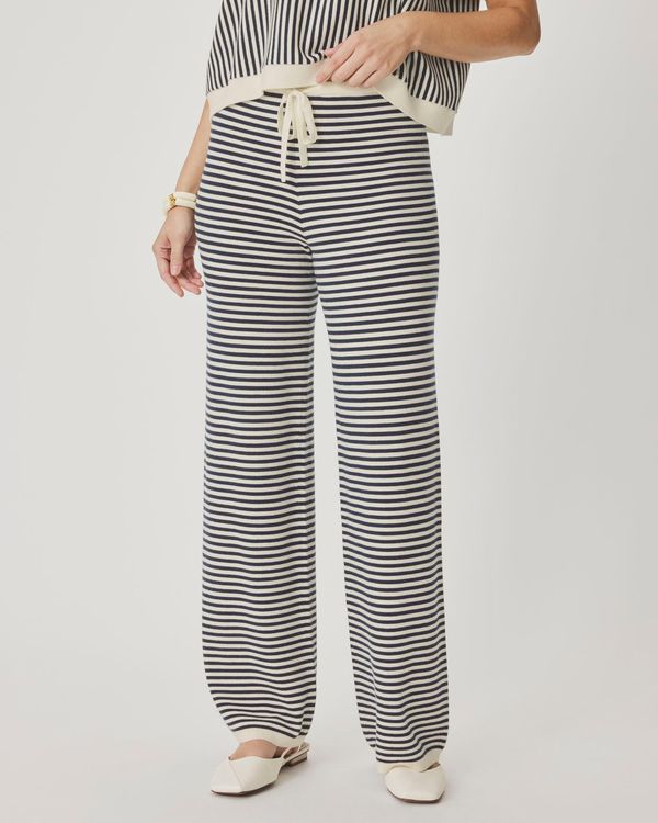 Christa Striped Knit Pant