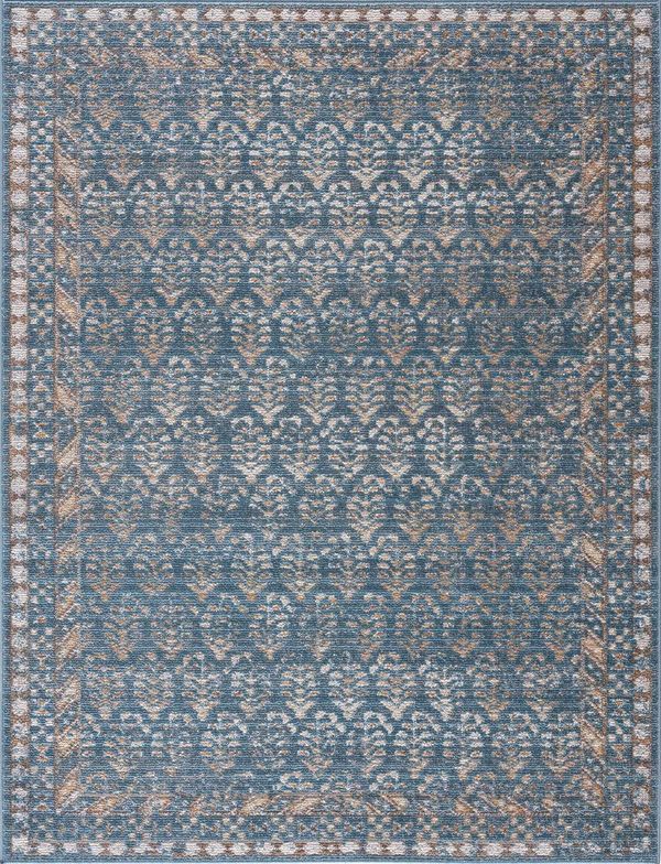 Deacon Blue Natural Area Rug