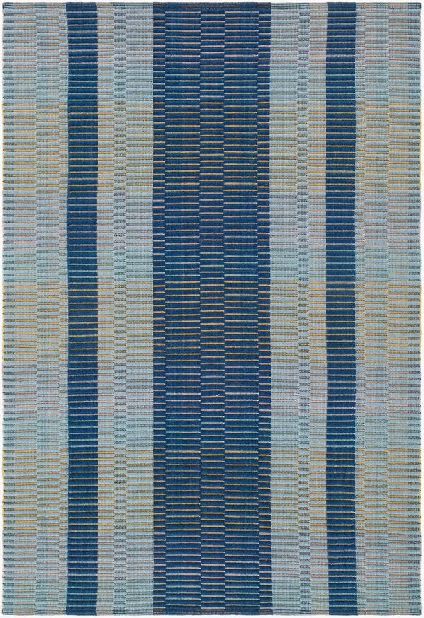 Hesper Blue Traditional Area Rug