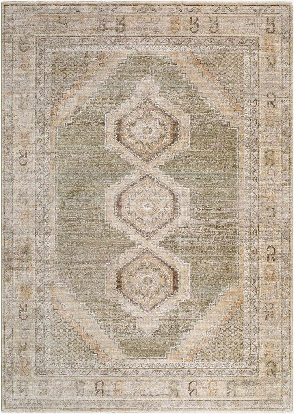 Elinor Taupe Oushak Area Rug