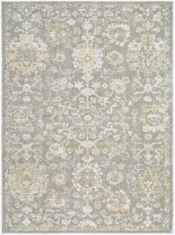 Balvanera Olive Traditional Area Rug