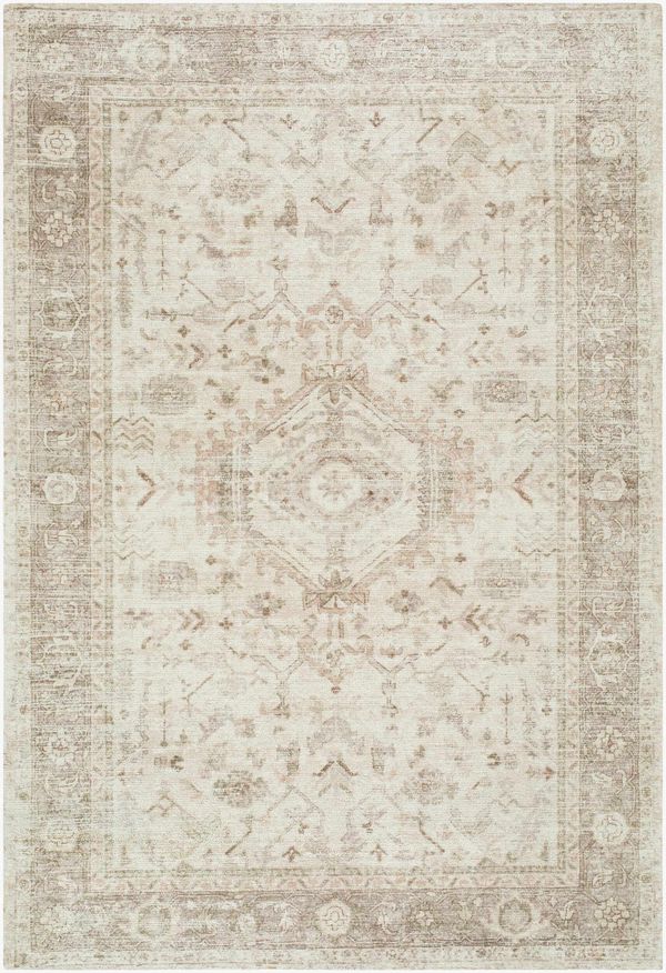 Havika Cream Traditional Area Rug